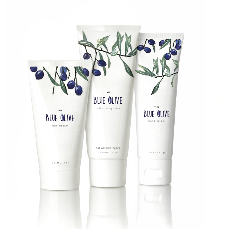 olive's_ packaging05 The blue olive's 護(hù)膚品包裝設(shè)計(jì)02